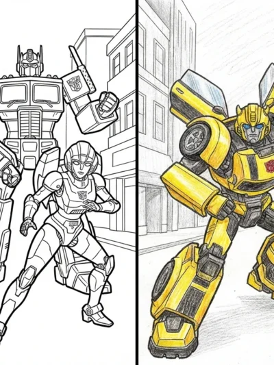 Bumblebee Transformers coloring pages