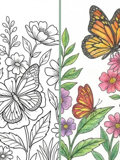 Butterfly coloring pages