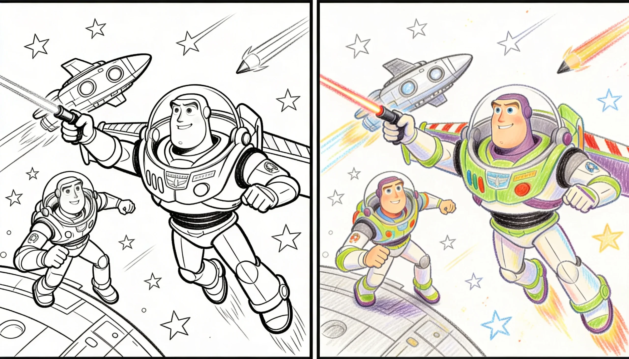 buzz lightyear coloring pages