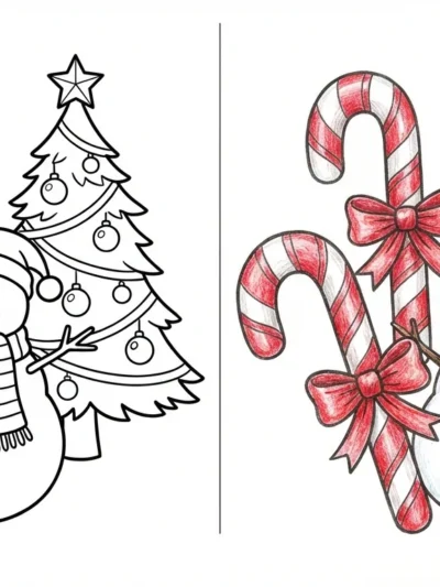 Candy Cane coloring pages