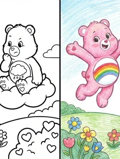 Care Bear coloring pages