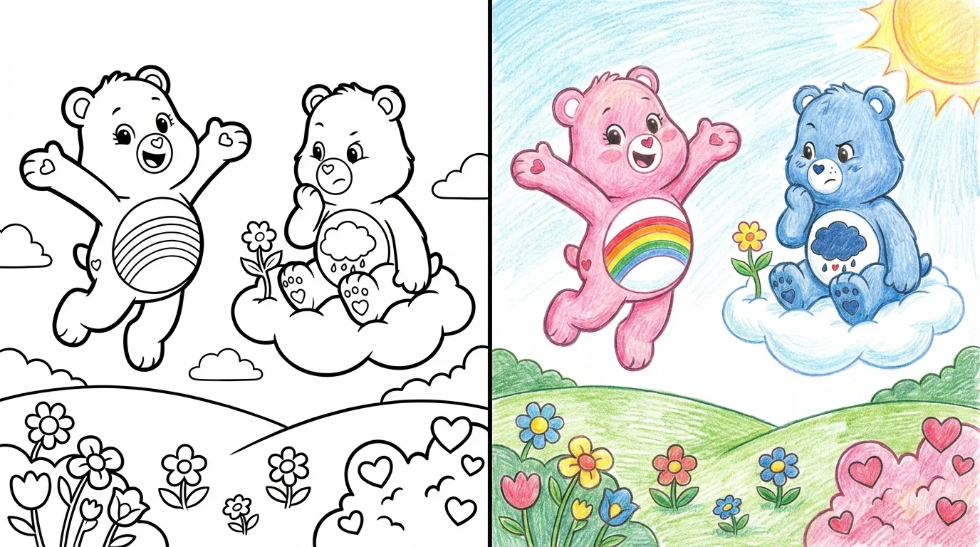 care bear coloring pages