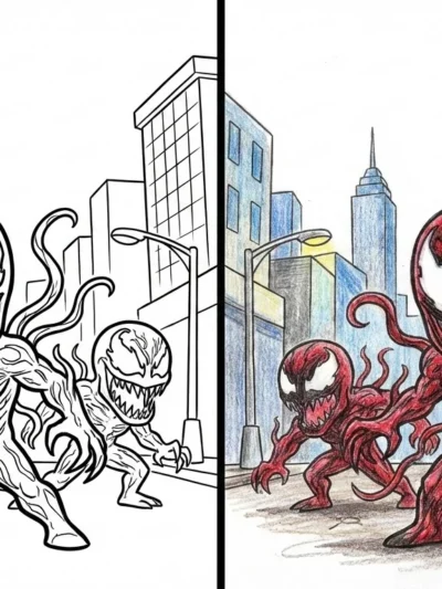 Carnage coloring pages