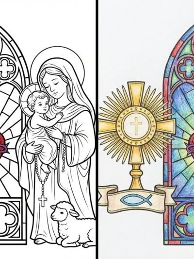Catholic coloring pages