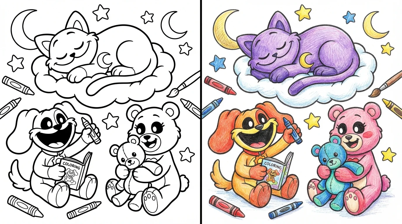 catnap coloring pages