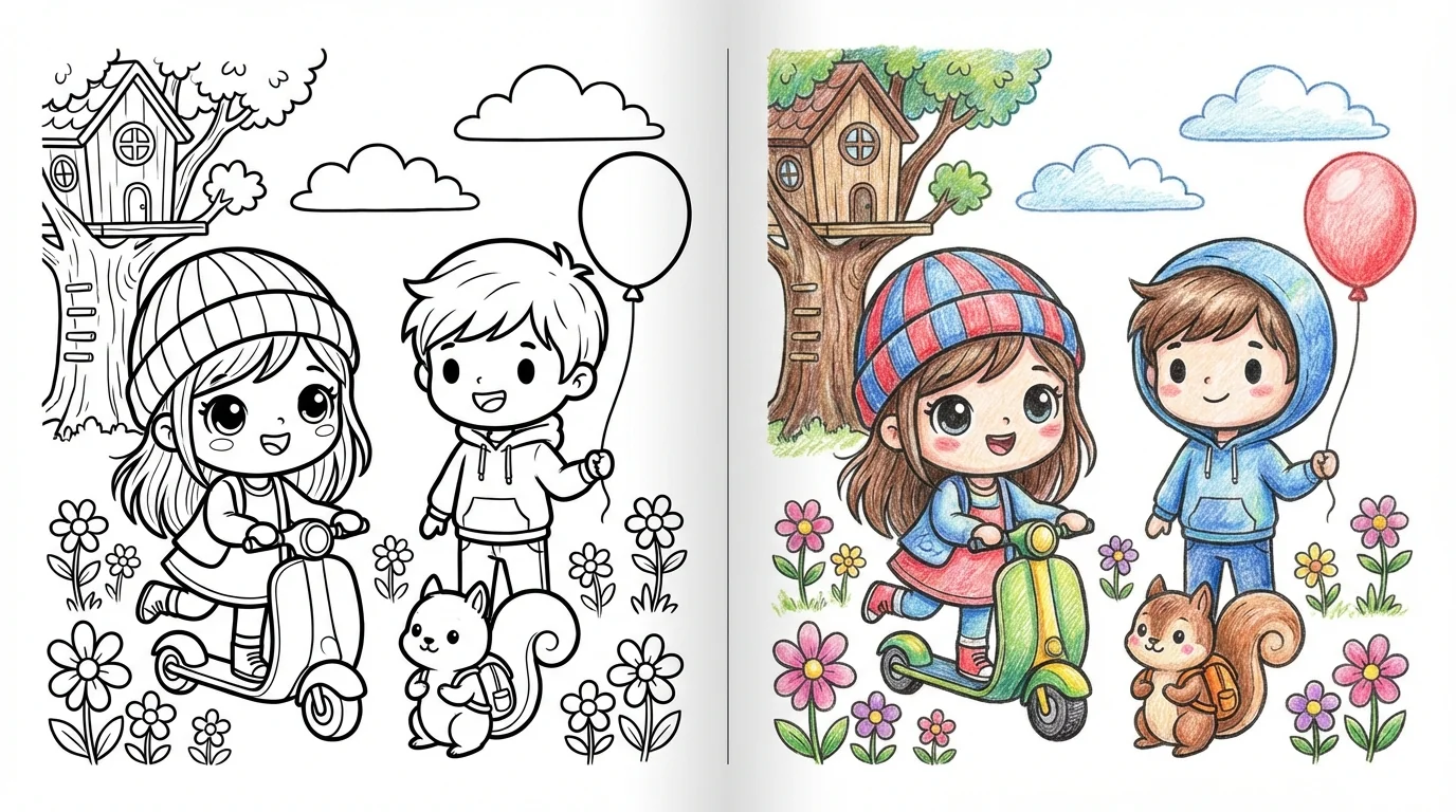 79 Chibi Coloring Pages (Free PDFs)
