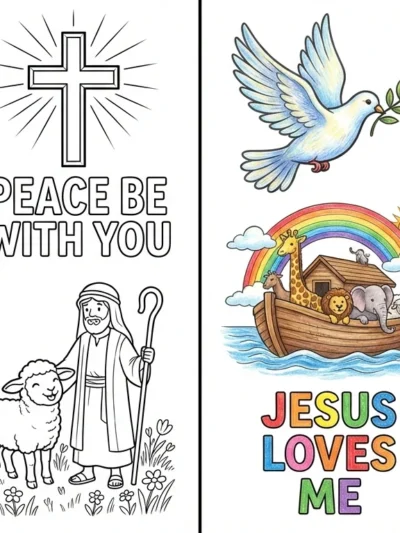 Christian coloring pages