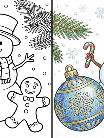 Christmas Ornaments coloring pages