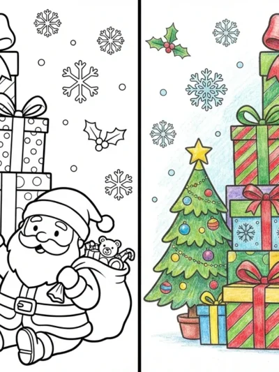 Christmas Presents coloring pages