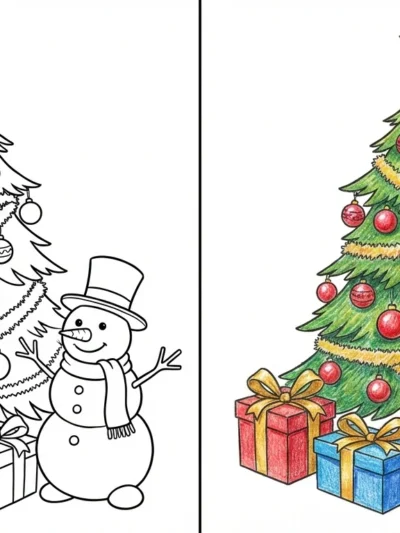 Christmas Tree coloring pages