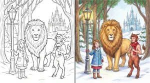 chronicles of narnia coloring pages