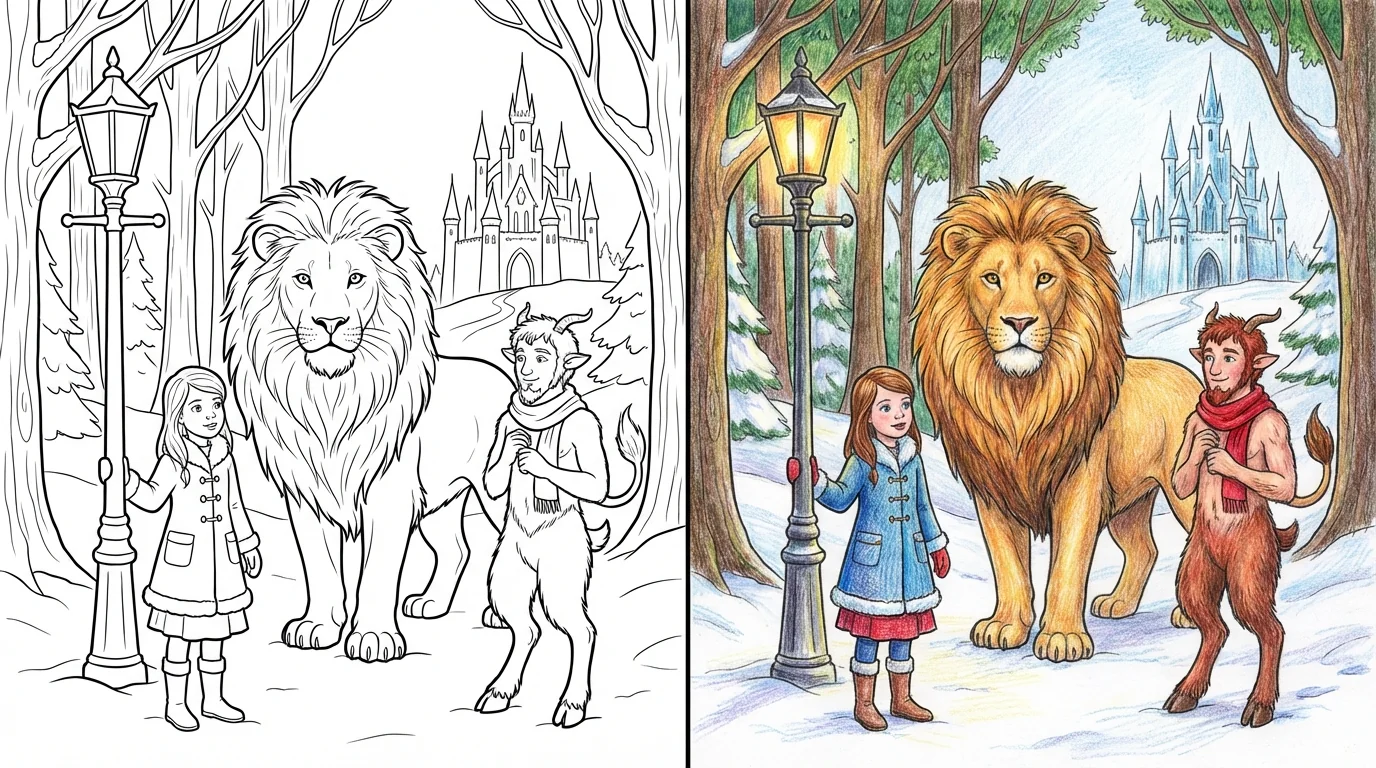 chronicles of narnia coloring pages