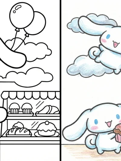 Cinnamoroll coloring pages
