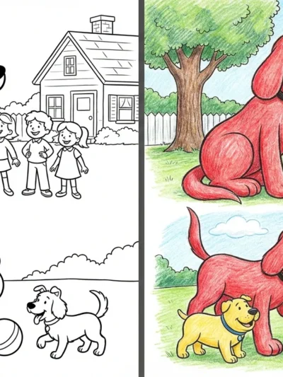 Clifford coloring pages