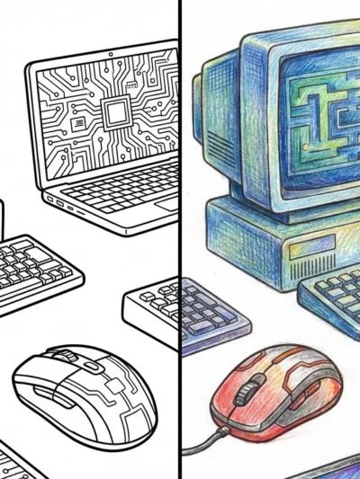 Computer coloring pages