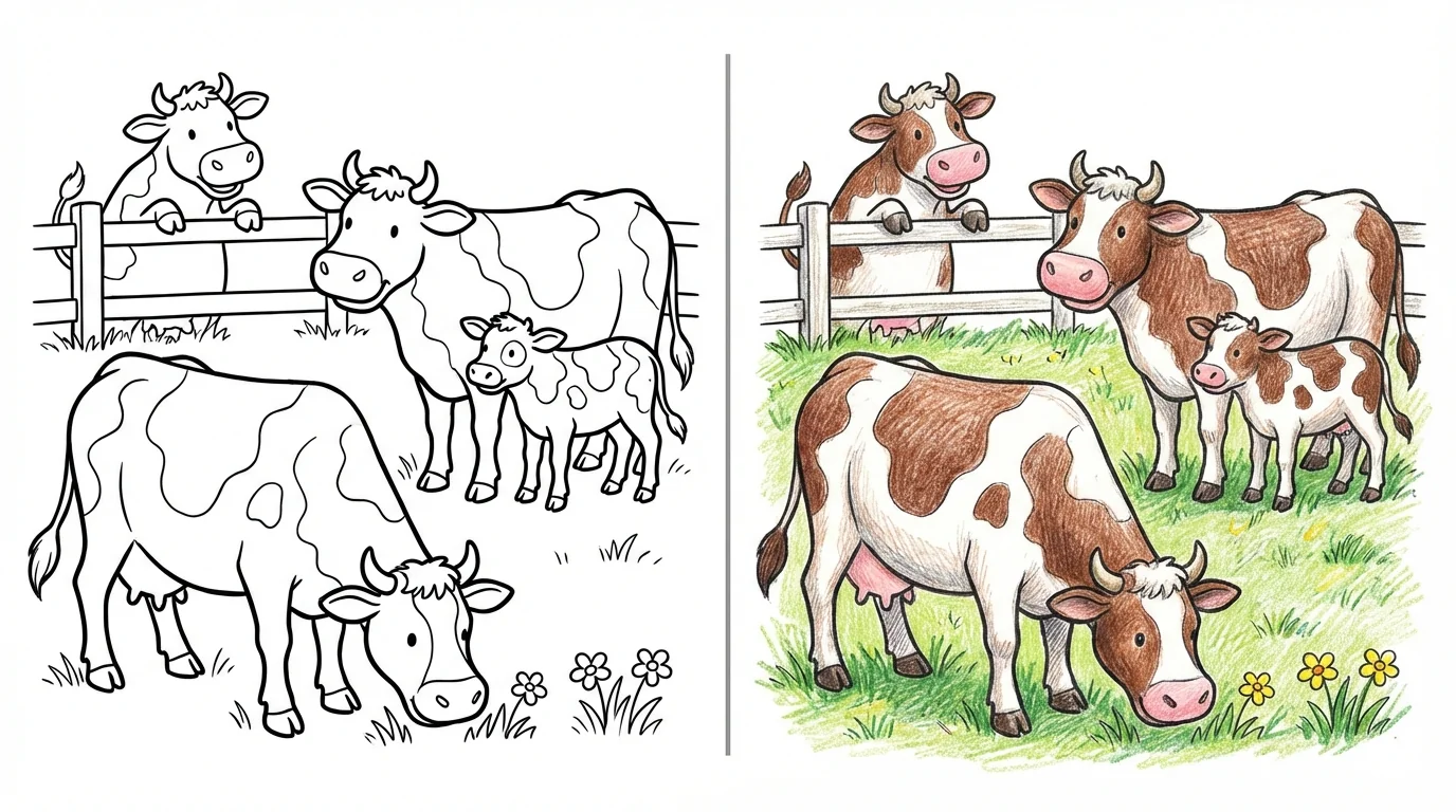 cow coloring pages