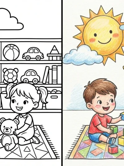 Daycare coloring pages