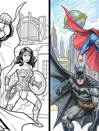 Dc Comics coloring pages