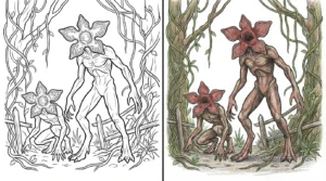 demogorgon coloring pages