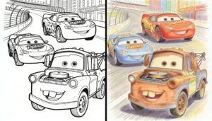 disney cars coloring pages