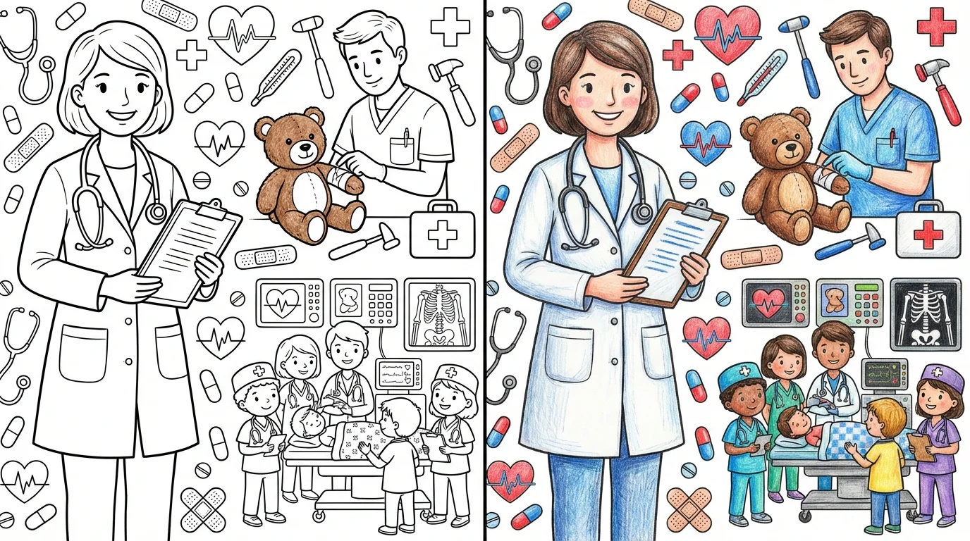doctor coloring pages