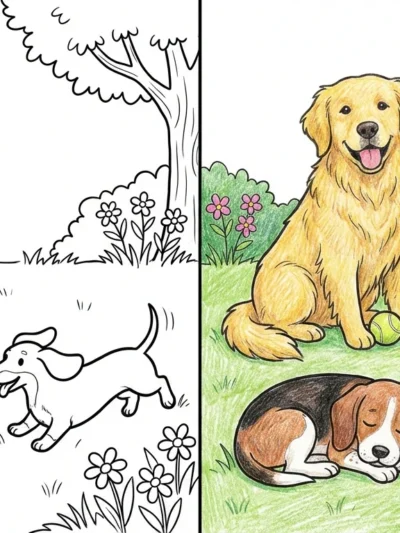 Dog coloring pages