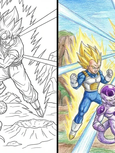 Dragon Ball Z coloring pages