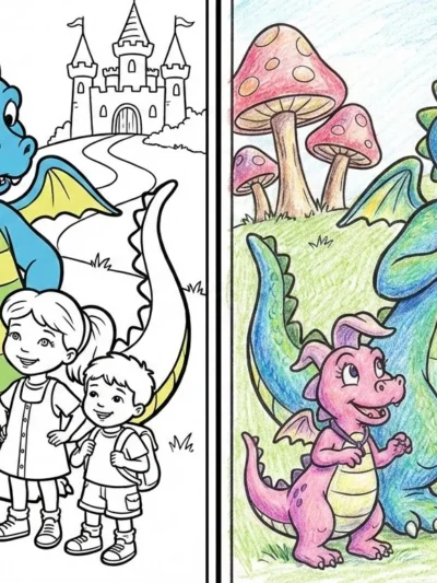 Dragon Tales coloring pages