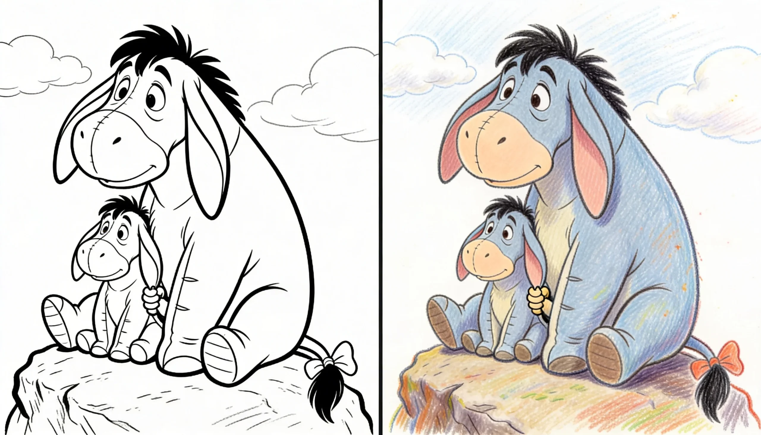 eeyore coloring pages