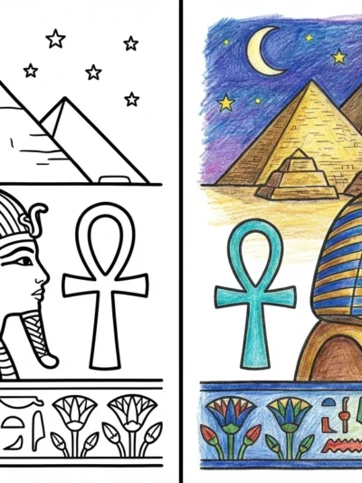 Egypt coloring pages
