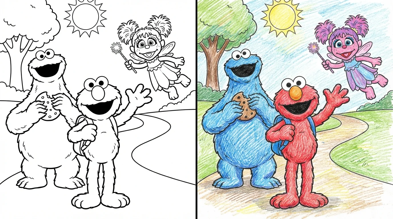 elmo coloring pages