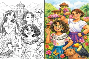 encanto coloring pages