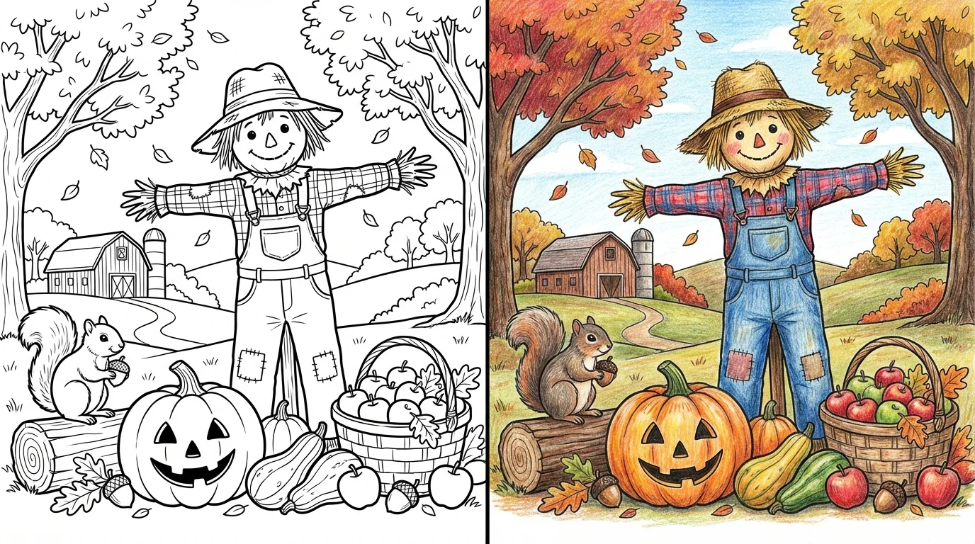 fall coloring pages