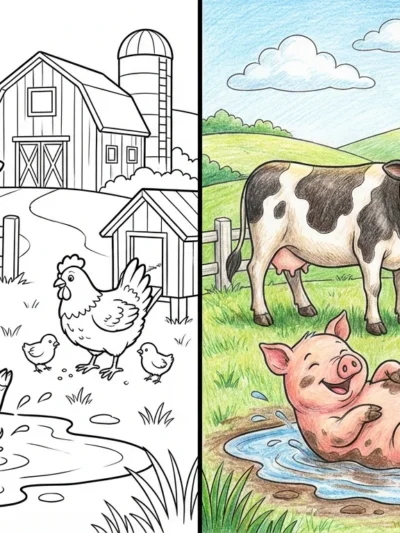 Farm Animals coloring pages