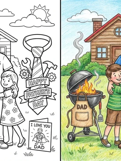 Fathers Day coloring pages