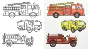 fire truck coloring pages