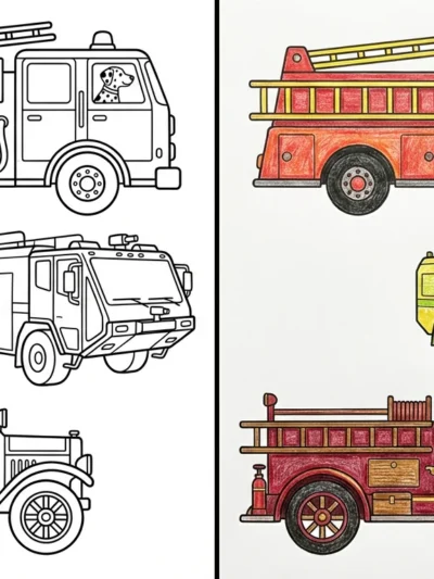 Fire Truck coloring pages