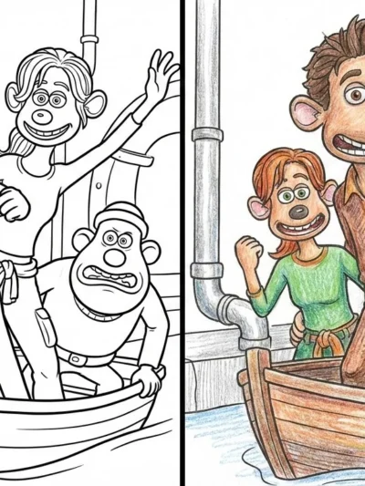 Flushed Away coloring pages