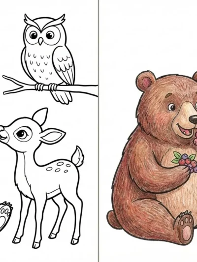 Forest Animals coloring pages