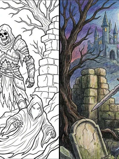 Forsaken coloring pages