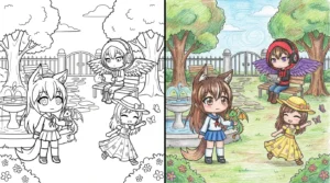 gacha life coloring pages