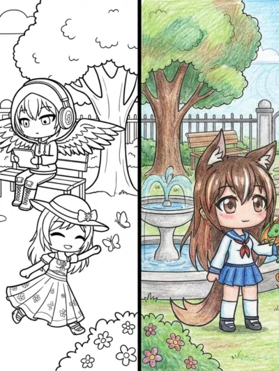 Gacha Life coloring pages