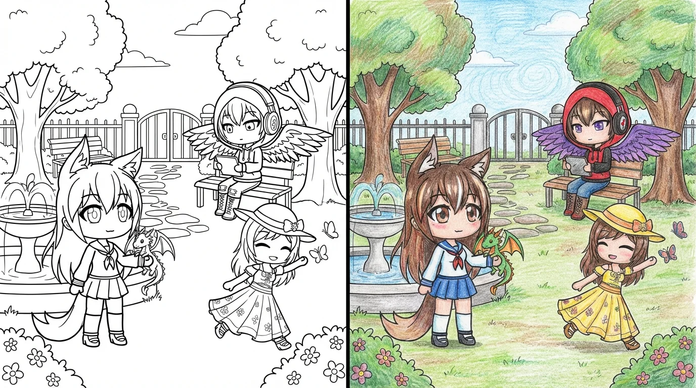 81 Gacha Life Coloring Pages (Free PDFs)
