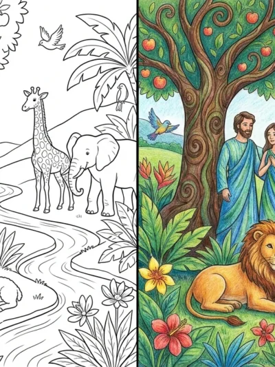 Garden Of Eden coloring pages