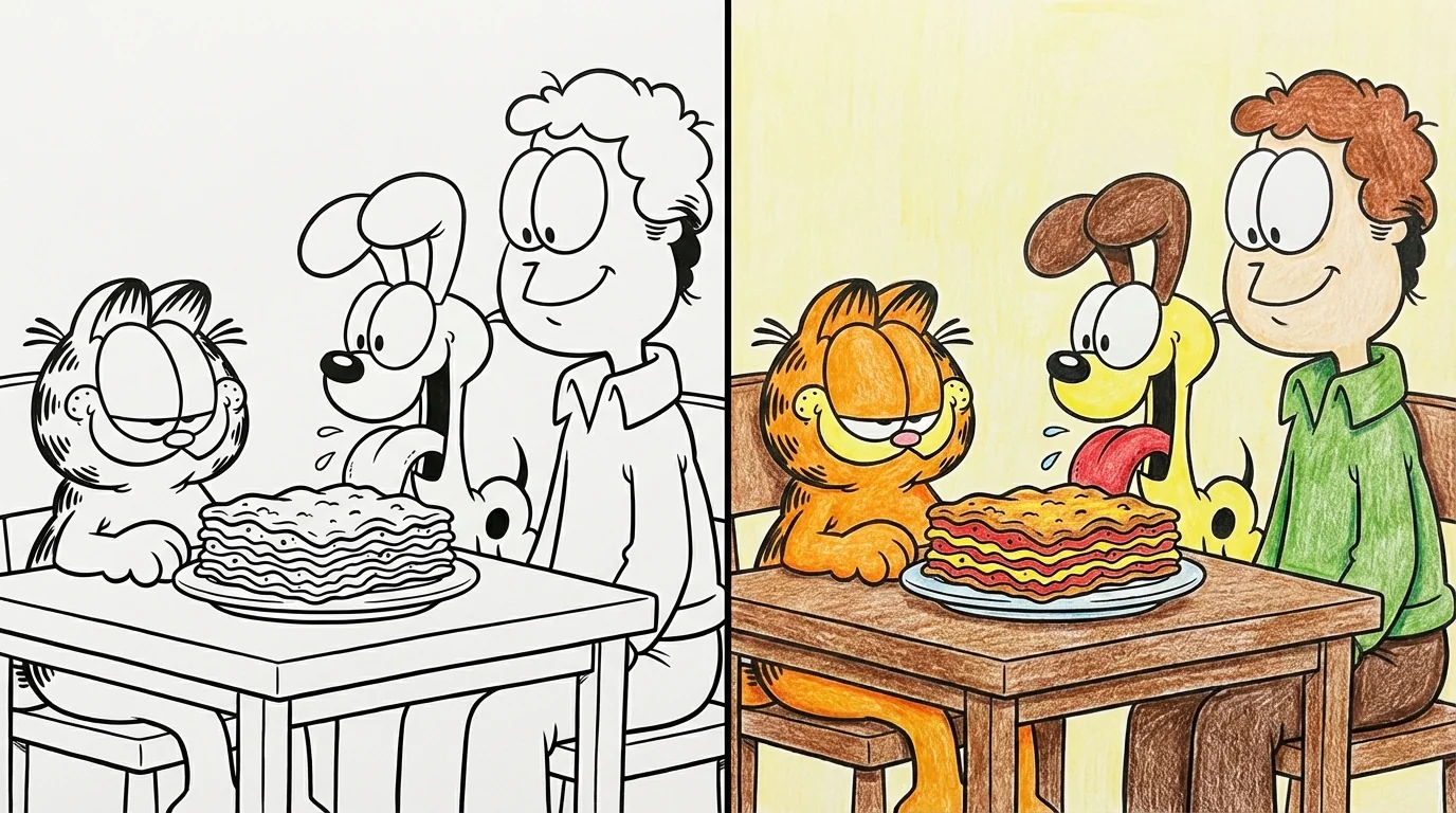 garfield coloring pages