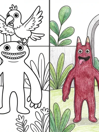Garten Of Banban coloring pages