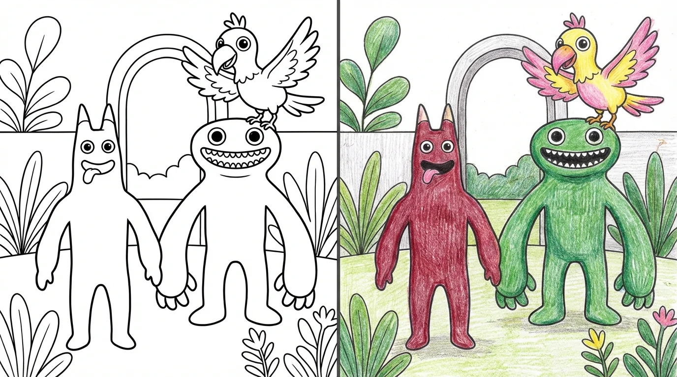 67 Garten Of Banban Coloring Pages (Free PDFs)