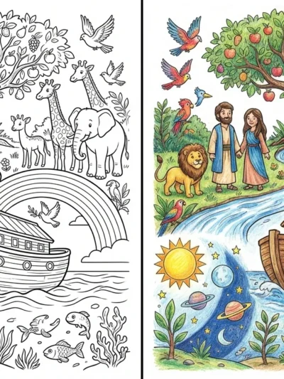 Genesis coloring pages