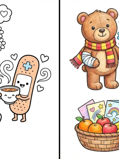 Get Well Soon coloring pages