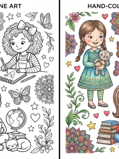 Girl Girl coloring pages